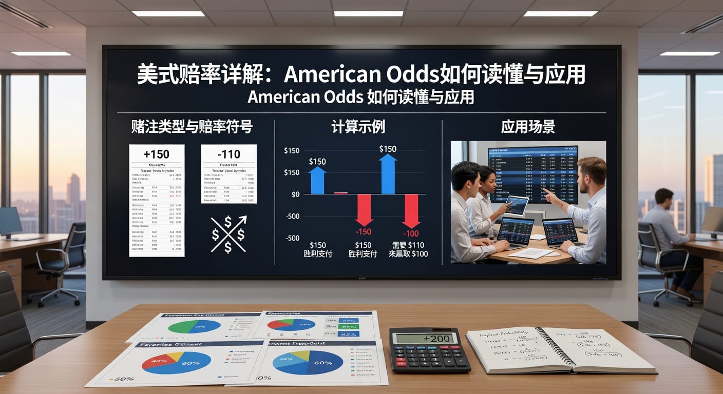 美式赔率 american odds 详解：换算规则与实战读法