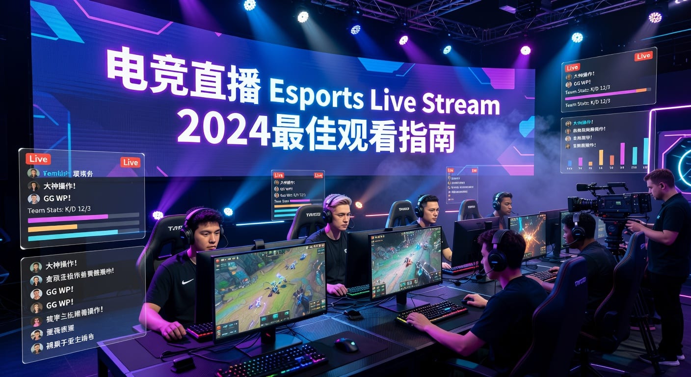 电竞直播 Esports Live Stream：赛事观察与观赛体验